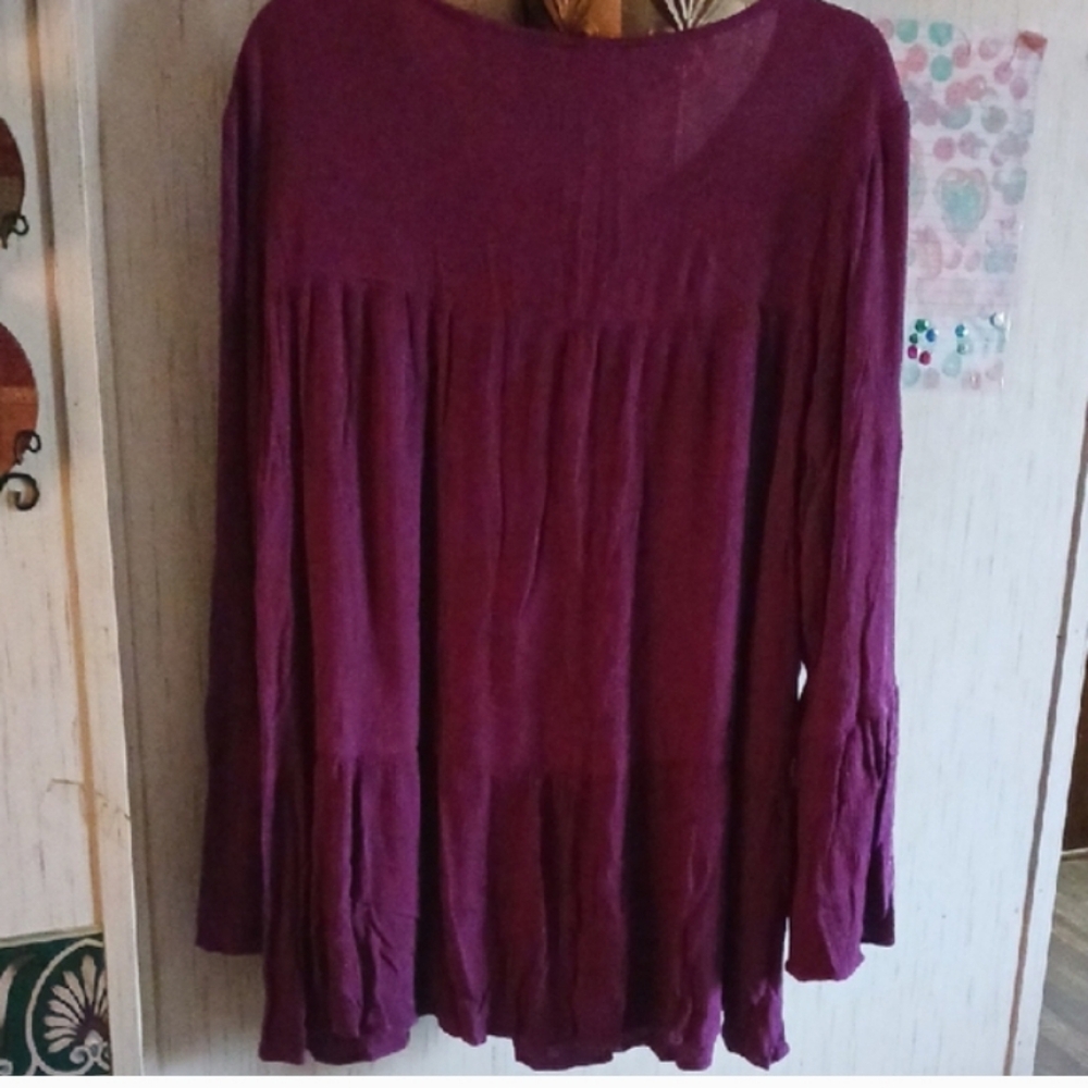 Soft Surroundings Purple Blouse